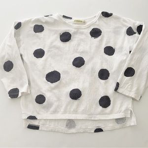 Aimama polkadot girls tee
